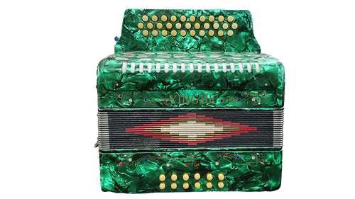 Yingjie Green Accordion Green Button Accordion