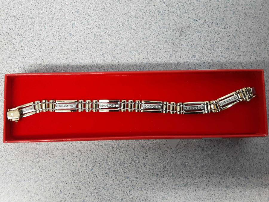 Tennis Bracelet - Yellow Gold 14k (.585) 32.2 grams 8 inch