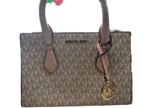 Michael Kors Ba-2409 White Purse / Handbag