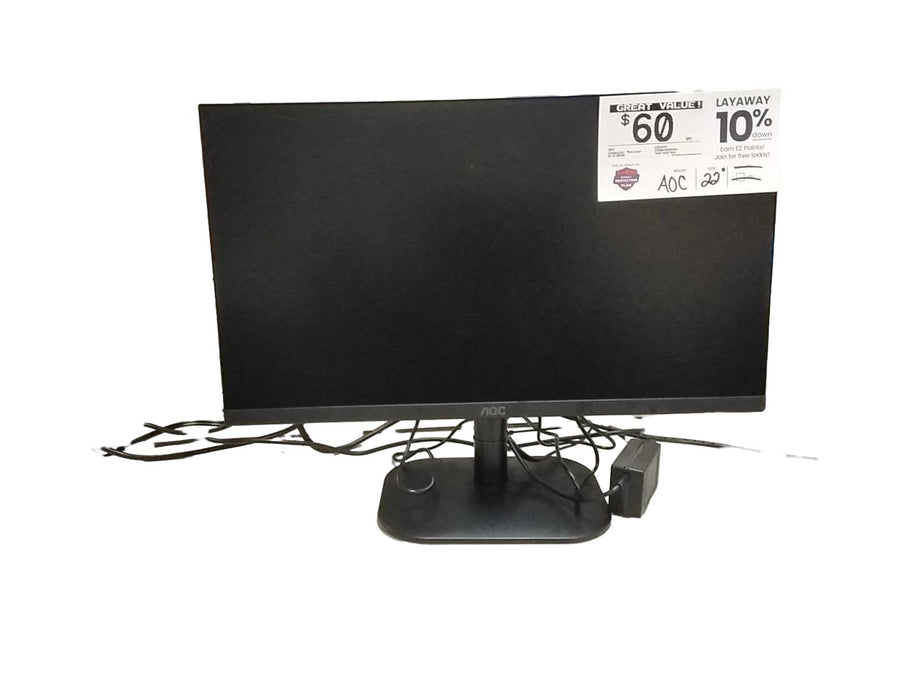 Aoc 22b2hm2 Black Computer Monitor