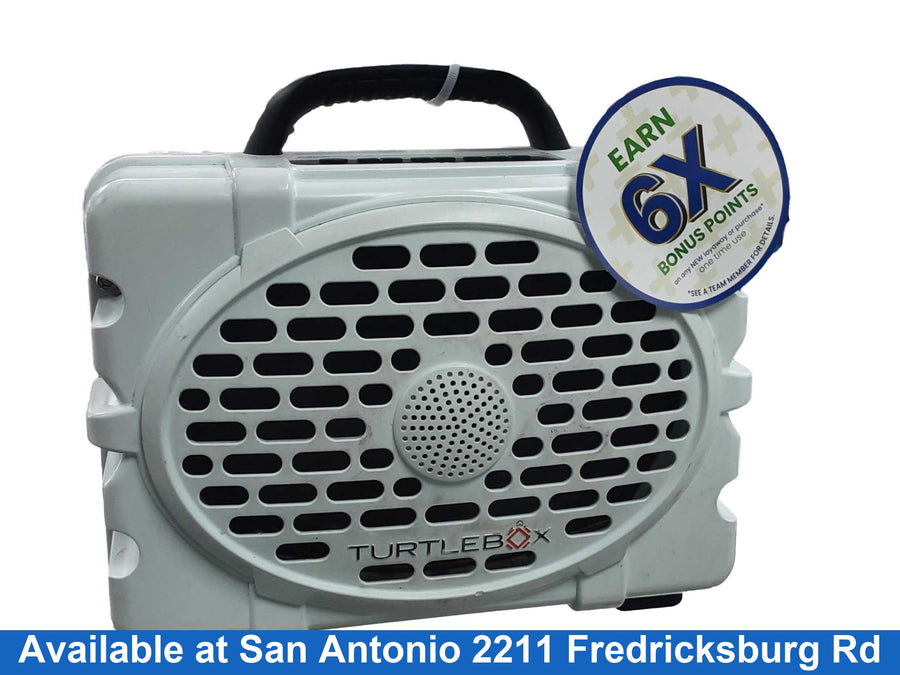 Turtle Box Gen 3 White Portable Speaker