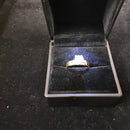 Women's Ring - Solitaire - Yellow Gold 14k (.585) 3.1 grams Size 10.5