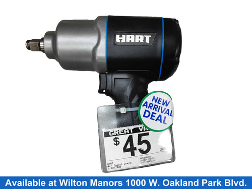 Hart 665064639 Black Standard Power Wrench