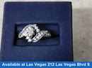Women's Ring - White Gold 14k (.585) 4 grams Size 20