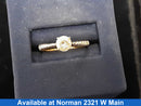 Women's Ring - Solitaire - Yellow Gold 14k (.585) 1.5 grams Size 6.5