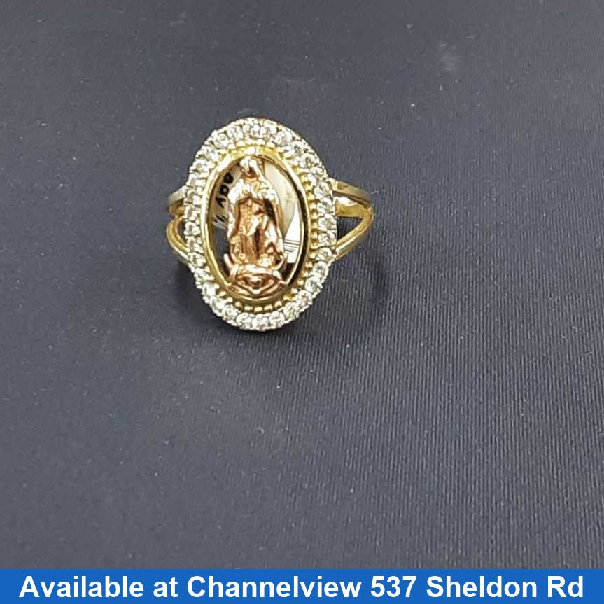 Women's Ring - Yellow Gold 14k (.585) 3.6 grams Size 8.5
