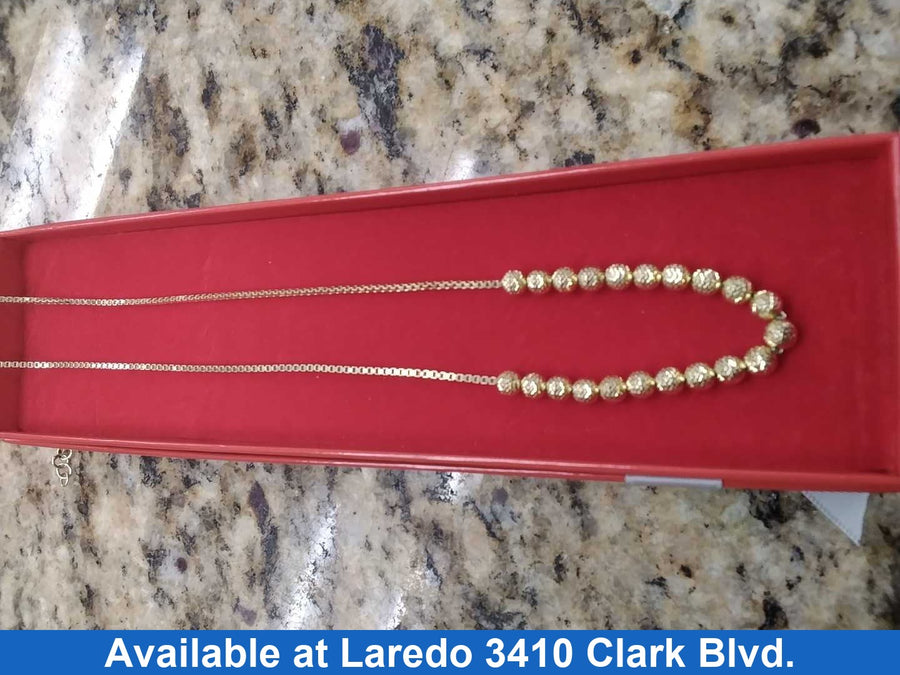 Bead Chain - Yellow Gold 10k (.417) 10 grams 19 inch