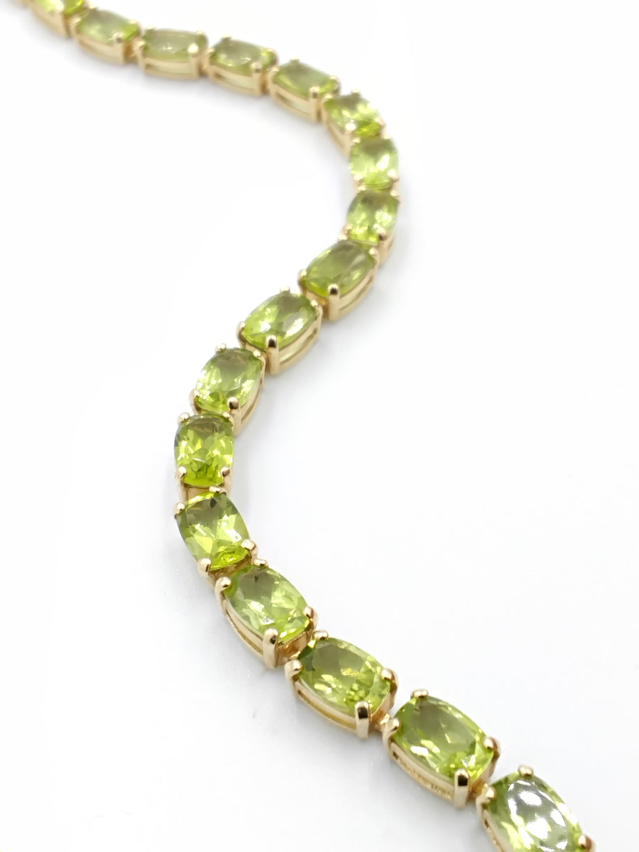 Tennis Bracelet - Yellow Gold 14k (.585) 10.6 grams 7 inch