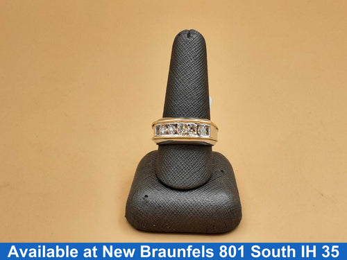 Ring - Wedding Band - White Gold 10k (.417) 8.7 grams Size 10.5