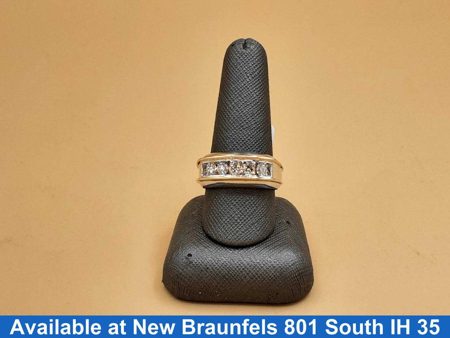 Ring - Wedding Band - White Gold 10k (.417) 8.7 grams Size 10.5