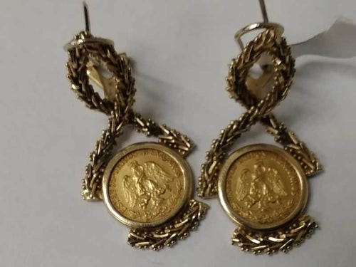 Earrings - Yellow Gold 14k (.585) 9.7 grams