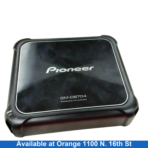 Pioneer Gm-d8704 Black Car Audio Amplifier