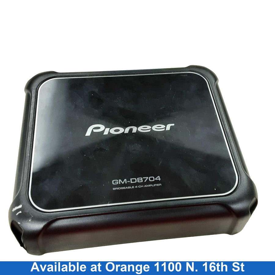 Pioneer Gm-d8704 Black Car Audio Amplifier