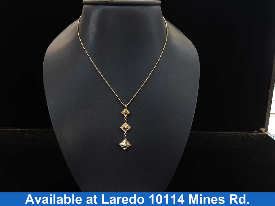 Bead Chain - Yellow Gold 14k (.585) 3.1 grams 22 inch