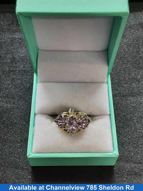 Women's Ring - Yellow Gold 10k (.417) 2.9 grams Size 9.5