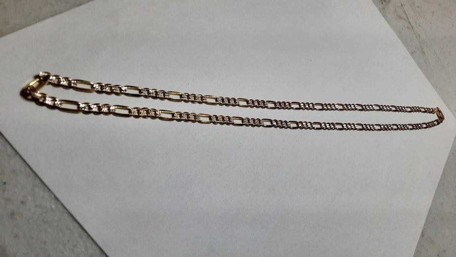 Figaro Chain - Yellow Gold 14k (.585) 17.7 grams 23 inch