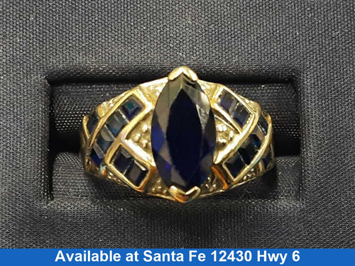 Women's Ring - Yellow Gold 10k (.417) 3.9 grams Size 7.5