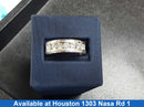 Ring - Wedding Band - White Gold 14k (.585) 9.4 grams Size 11
