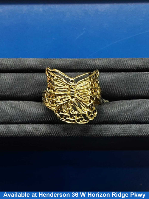 Women's Ring - Yellow Gold 22k (.917) 3.7 grams Size 8.5