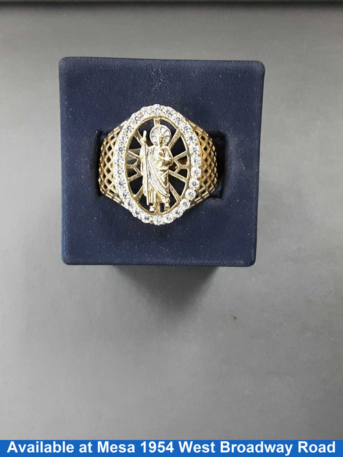 Women's Ring - Yellow Gold 14k (.585) 6.2 grams Size 20