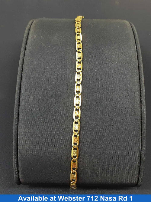Link Bracelet - Yellow Gold 10k (.417) 5.3 grams 7 inch