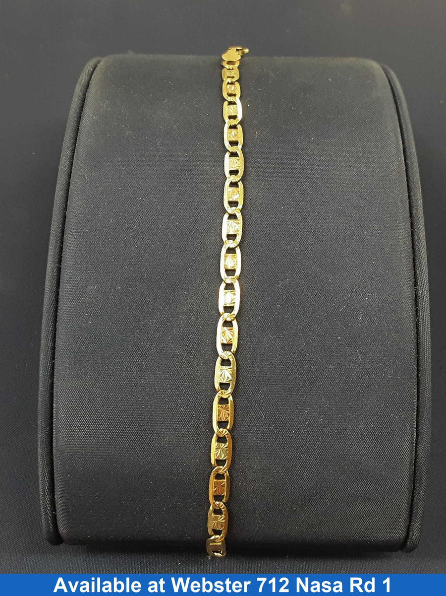 Link Bracelet - Yellow Gold 10k (.417) 5.3 grams 7 inch