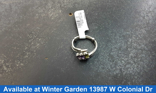 Women's Ring - White Gold 10k (.417) 3.3 grams Size 8.5