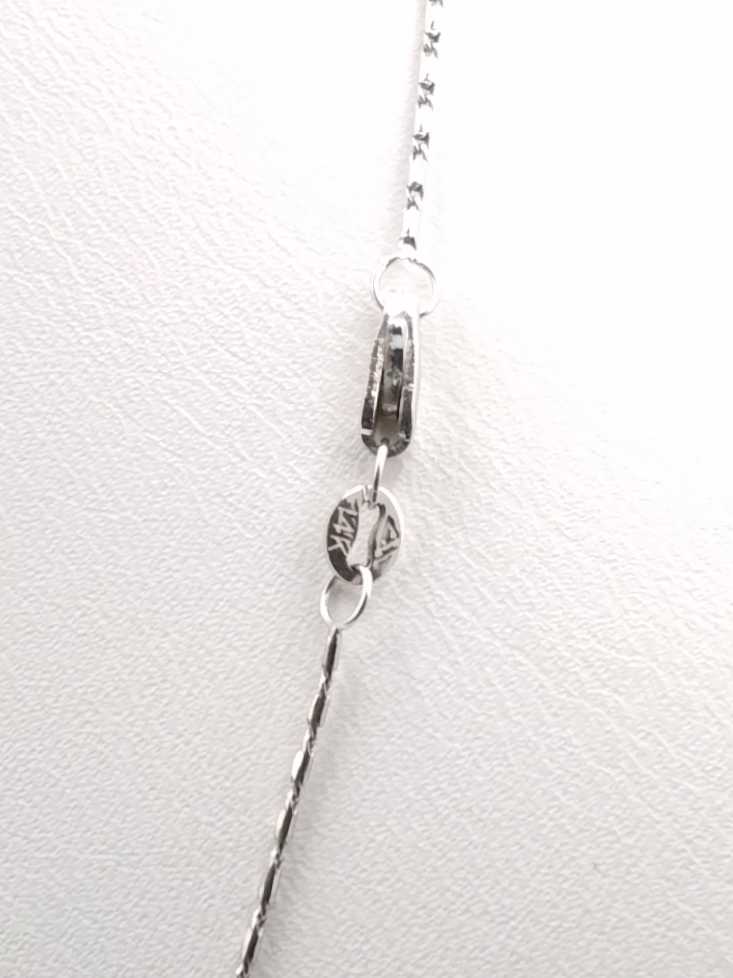 Herringbone Chain - White Gold 14k (.585) 2.7 grams 20 inch