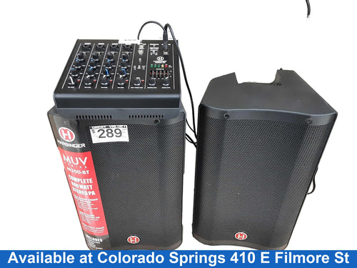Harbinger M200bt Black PA / Band Speaker