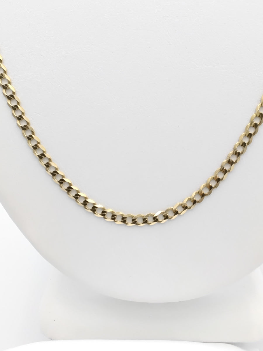 Cuban Link Chain - Yellow Gold 14k (.585) 9.25 grams 18 inch