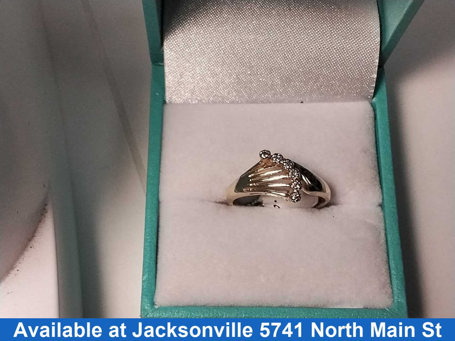 Women's Ring - Yellow Gold 10k (.417) 1.9 grams Size 6