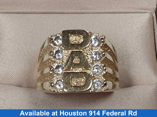 Men's Ring - Yellow Gold 10k (.417) 6.4 grams Size 10