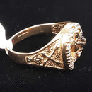 Men's Ring - Yellow Gold 10k (.417) 5.4 grams Size 10