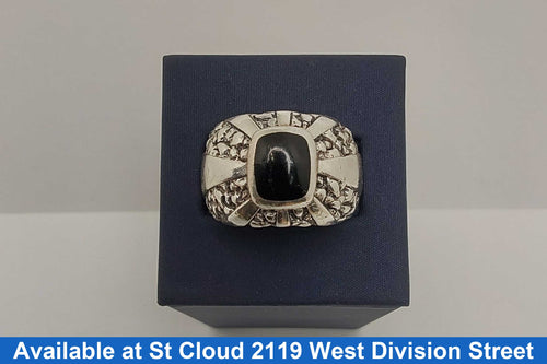 Men's Ring - Silver 14.19 grams Size 12