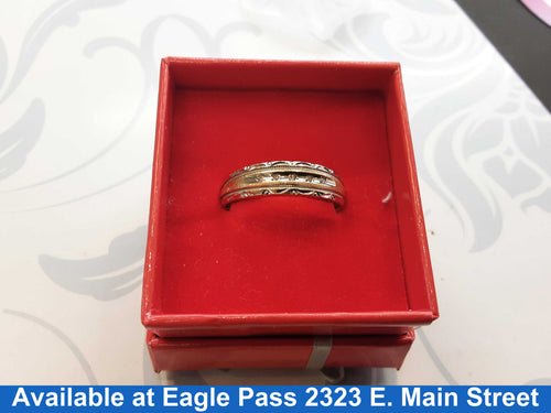 Ring - Wedding Band - Yellow Gold 14k (.585) 3.4 grams Size 12.5