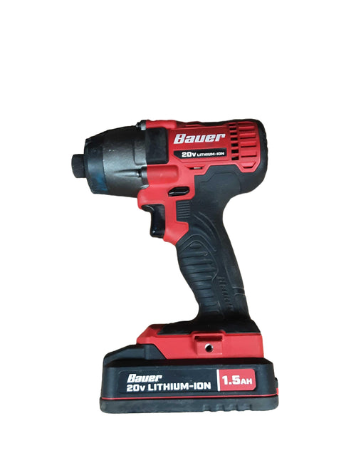 Bauer 1781c-b1 Red Cordless Impact Drill