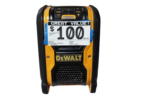 Dewalt Dcr006 Yellow Portable Speaker