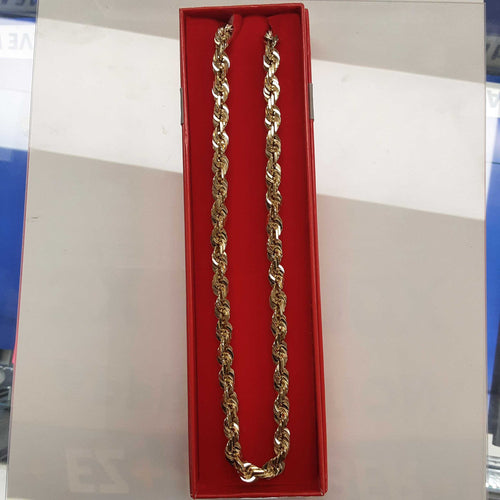 Rope Chain - Yellow Gold 10k (.417) 83.6 grams 24 inch