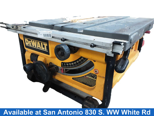 Dewalt Dwe7480 Yellow Corded Table Saw