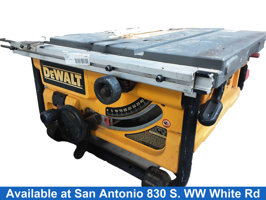 Dewalt Dwe7480 Yellow Corded Table Saw