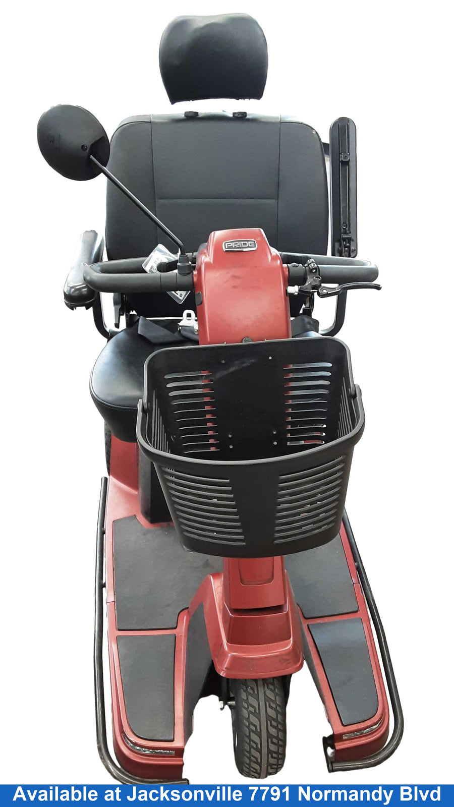Pride Red Motorized Wheelchair / Mobility Scooter