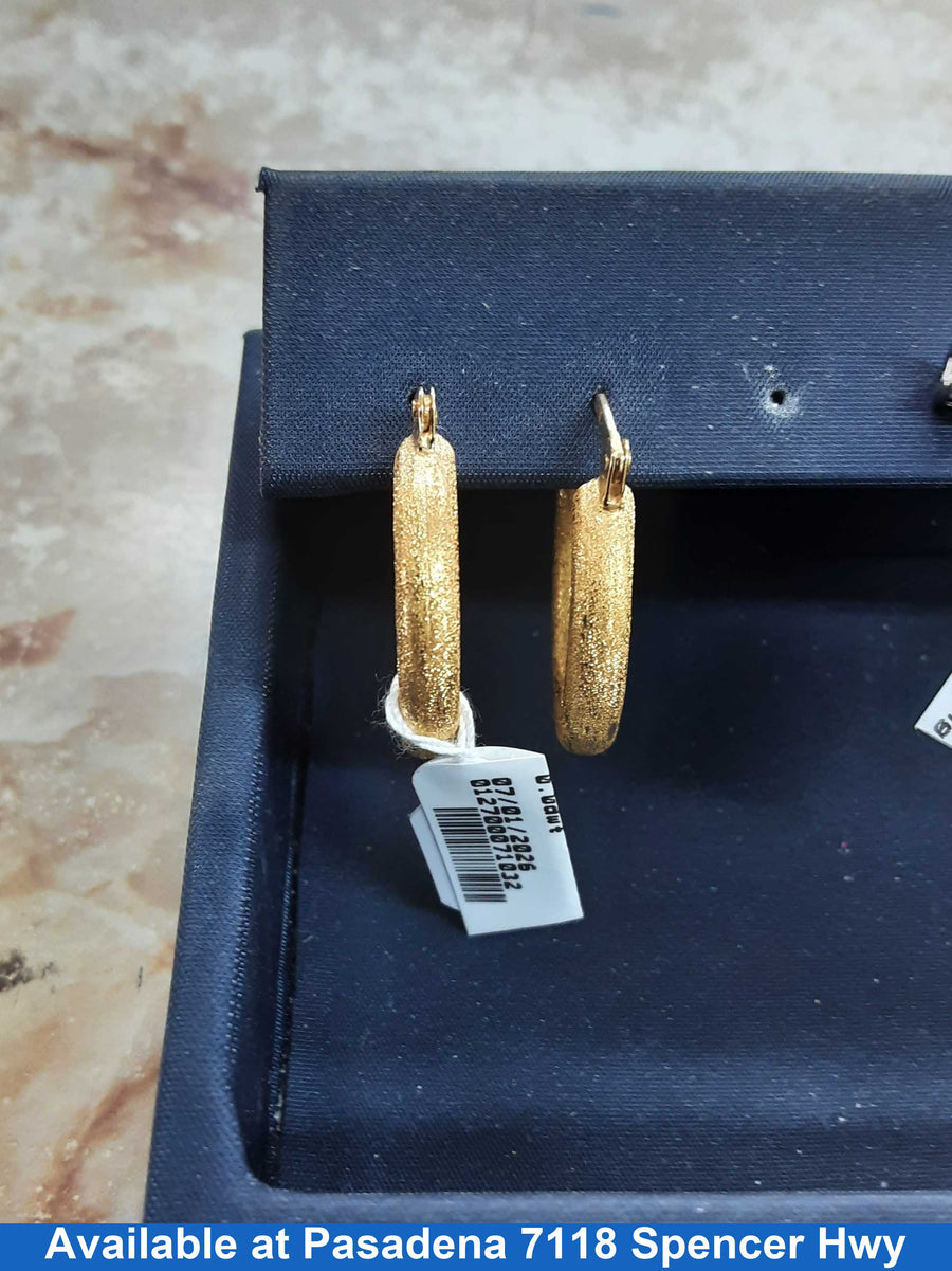 Shrimp Earrings - Yellow Gold 18k (.750) 10.7 grams