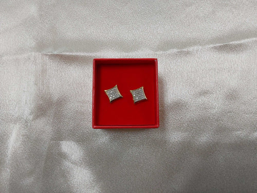 Double Stud Earring - Yellow Gold 14k (.585) 1.5 grams