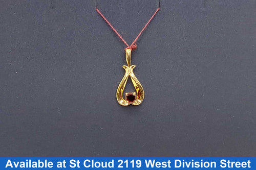 Diamond Pendant - Yellow Gold 14k (.585) 2.94 grams