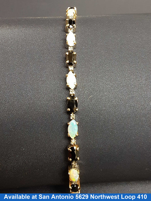 Bead Bracelet - Yellow Gold 14k (.585) 6.9 grams 7 inch