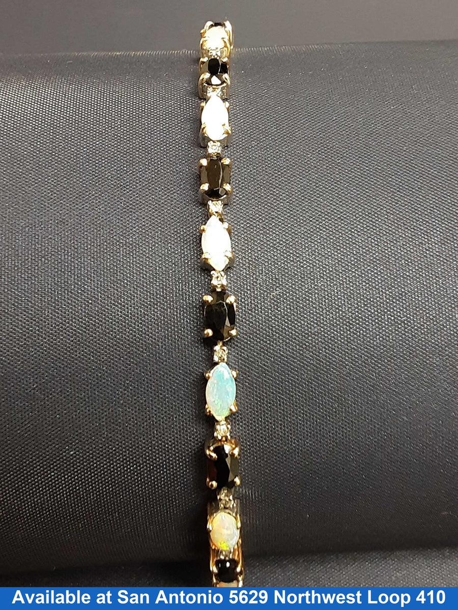 Bead Bracelet - Yellow Gold 14k (.585) 6.9 grams 7 inch