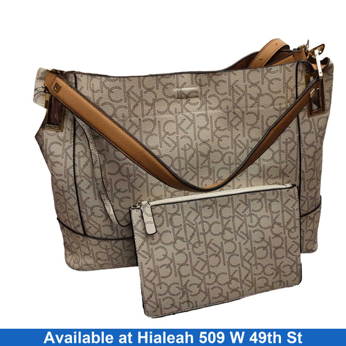 Calvin Klein H5dcj4du Beige / Tan Purse / Handbag