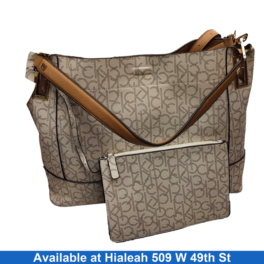 Calvin Klein H5dcj4du Beige / Tan Purse / Handbag