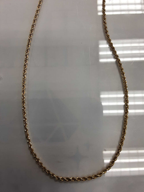 Rope Chain - Yellow Gold 14k (.585) 4.7 grams 18 inch