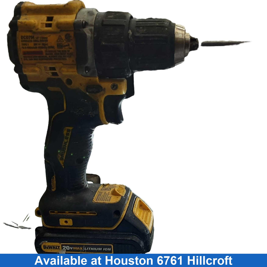 Dewalt Dcd794 Yellow Cordless Impact Drill